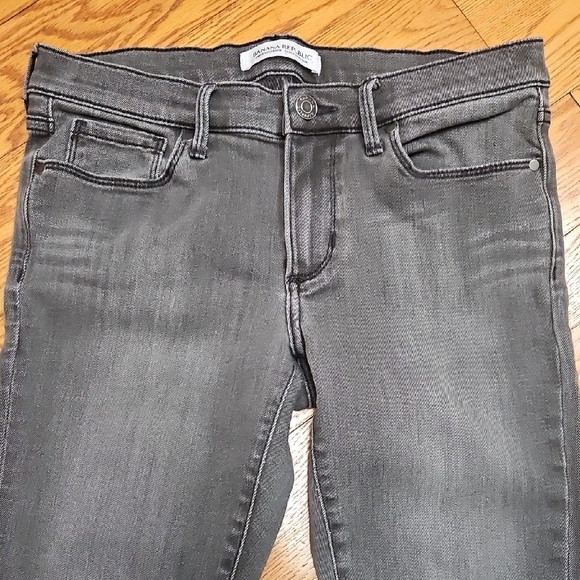 59. Banana Republic Charcoal Skinny Jeans - Picture 2 of 7